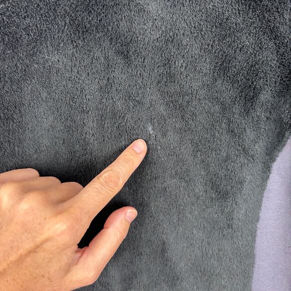 Eastern Mountain Sports Black high pile full zip fleece polartec jacket Small - Picture 6 of 8